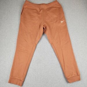 Nike Sportswear Club Fleece Joggers Burnt Orange Rust Mens XL BV2671-891